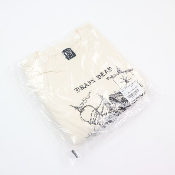 Brain Dead Fantasy Games Bio Mechanical Overlord T-Shirt Natural L Large - NEW - Picture 4 of 7